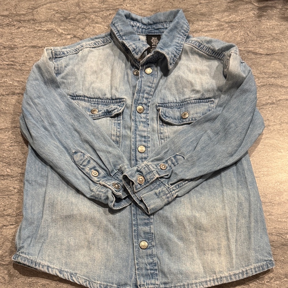H&M Kids Light Blue Denim Shirt